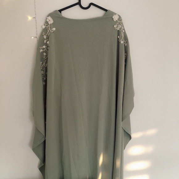 Sage long modest gown (NWOT) - Picture 9 of 13